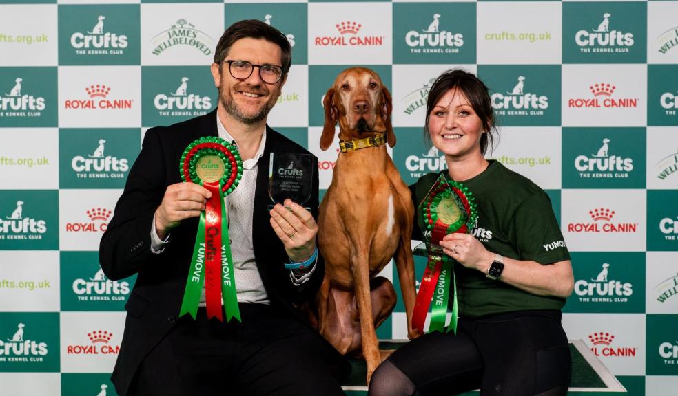 Crufts Large Novice ABC agility winner Lorna and Drico Crufts Large Novice ABC agility winner Lorna and Drico